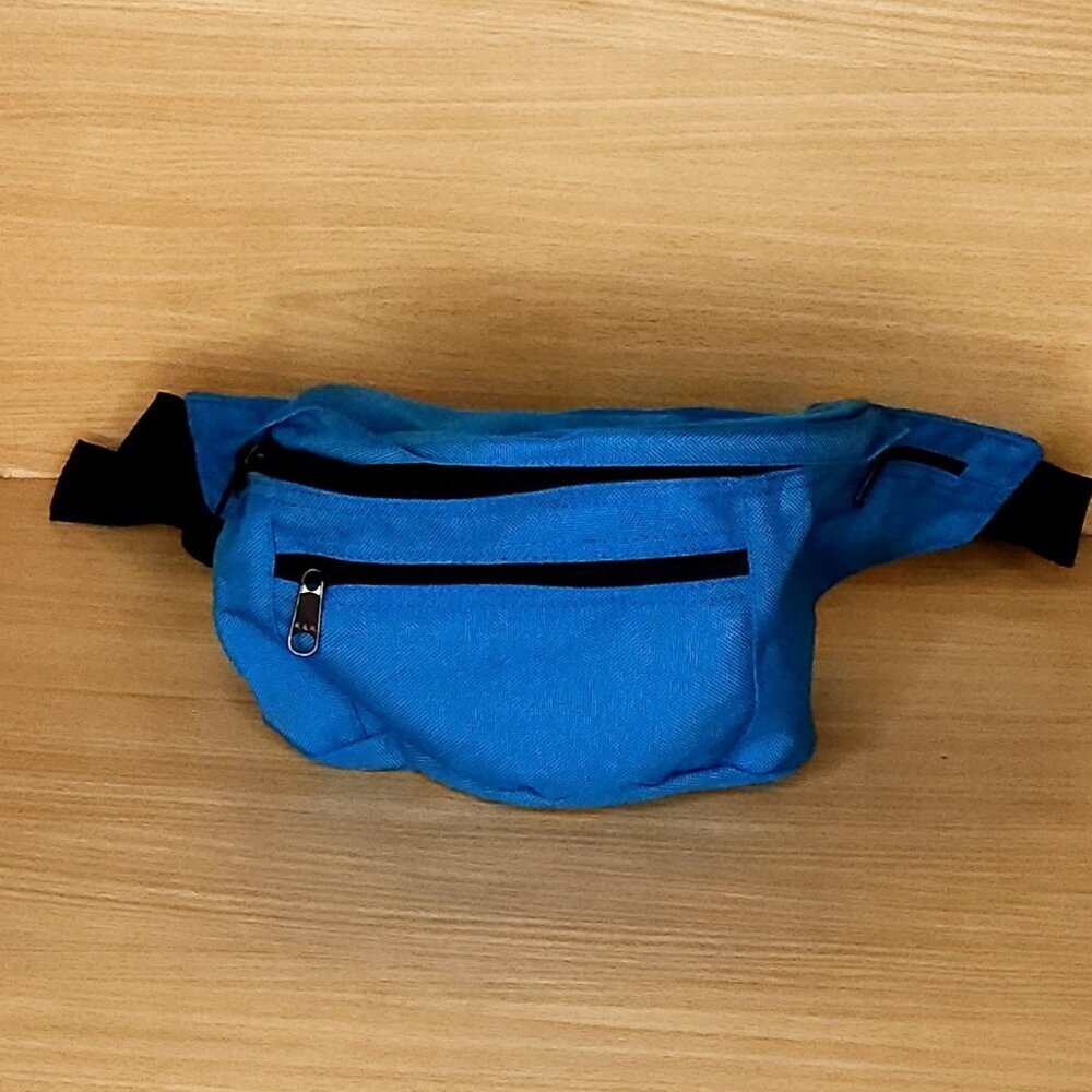 Unbranded Blue Nylon Bum Bag Fanny Pack belt bag